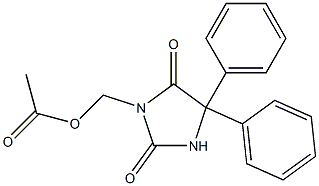 3-(Acetoxymethyl)-5,5-diphenylimidazolidine-2,4-dione