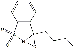 7b-Butyl-7bH-oxazirino[2,3-b][1,2]benzisothiazole 3,3-dioxide 结构式