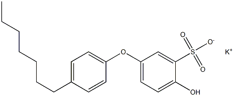4-Hydroxy-4'-heptyl[oxybisbenzene]-3-sulfonic acid potassium salt