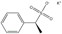 [S,(-)]-1-Phenylethanesulfonic acid potassium salt,,结构式