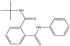 2-Phenylaminosulfinyl-N-tert-butylbenzamide