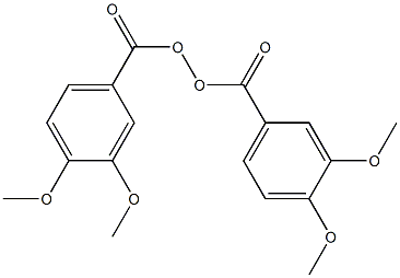 Bis(3,4-dimethoxybenzoyl) peroxide Structure