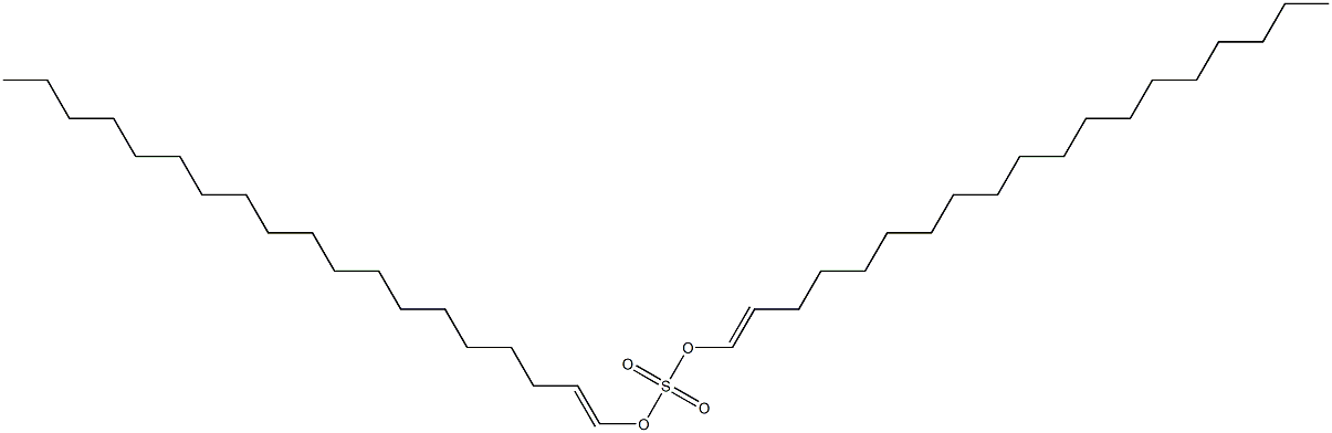 Sulfuric acid di(1-nonadecenyl) ester Structure