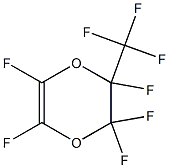2,3,3,5,6-Pentafluoro-2-(trifluoromethyl)-2,3-dihydro-1,4-dioxin Struktur