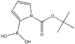 1-(tert-Butoxycarbonyl)-1H-pyrrole-2-ylboronic acid Structure