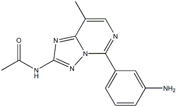 2-Acetylamino-5-[3-aminophenyl]-8-methyl[1,2,4]triazolo[1,5-c]pyrimidine