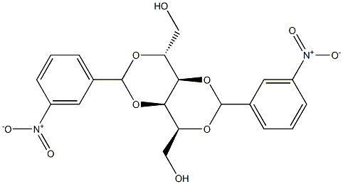 2-O,4-O:3-O,5-O-Bis(3-nitrobenzylidene)-D-glucitol Structure