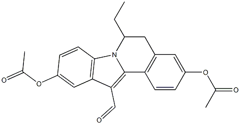 3,10-Di(acetyloxy)-6-ethyl-5,6-dihydroindolo[2,1-a]isoquinoline-12-carbaldehyde