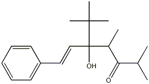 5-tert-Butyl-5-hydroxy-2,4-dimethyl-7-phenyl-6-hepten-3-one Structure