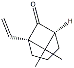 (1S,5S)-1-Ethenyl-7,7-dimethylbicyclo[3.1.1]heptan-6-one 结构式