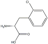 (R)-3-(2-Chlorophenyl)-2-aminopropanoic acid Structure