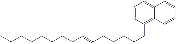 1-(6-Pentadecenyl)naphthalene Struktur