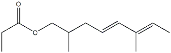 Propionic acid 2,6-dimethyl-4,6-octadienyl ester