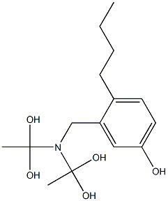  3-[Bis(1,1-dihydroxyethyl)aminomethyl]-4-butylphenol