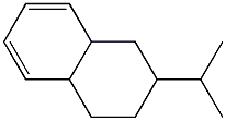 1,2,3,4,4a,8a-Hexahydro-2-isopropylnaphthalene Structure