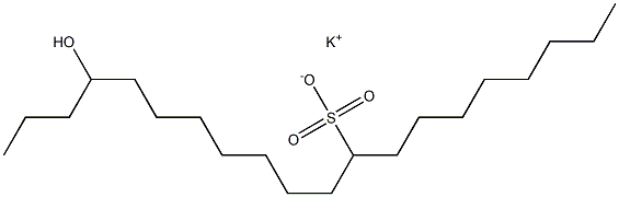 17-Hydroxyicosane-9-sulfonic acid potassium salt