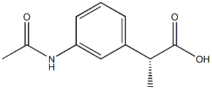 [R,(-)]-2-[m-(Acetylamino)phenyl]propionic acid