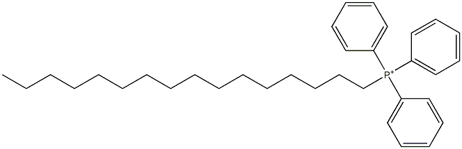 Hexadecyltriphenylphosphonium 结构式