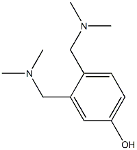3,4-Bis(dimethylaminomethyl)phenol Structure