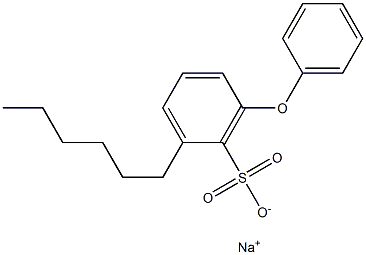 2-Hexyl-6-phenoxybenzenesulfonic acid sodium salt|