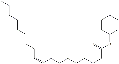 (Z)-9-オクタデセン酸シクロヘキシル 化学構造式