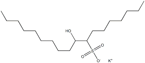  9-Hydroxyoctadecane-8-sulfonic acid potassium salt