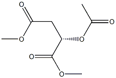 (2S)-2-Acetoxysuccinic acid dimethyl ester Struktur