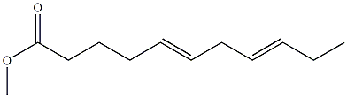 5,8-Undecadienoic acid methyl ester Struktur