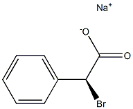 [S,(+)]-Bromo(phenyl)acetic acid sodium salt Struktur