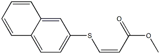 (Z)-3-(2-Naphtylthio)acrylic acid methyl ester|