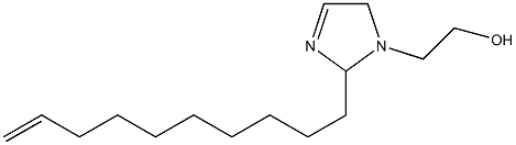 2-(9-Decenyl)-3-imidazoline-1-ethanol Struktur