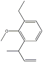 1-Methoxy-2-ethyl-6-(1-methyl-2-propenyl)benzene