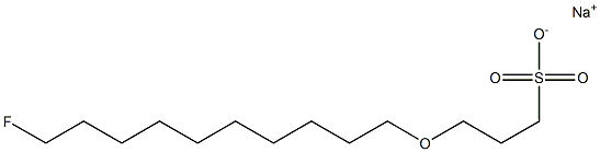 3-(10-Fluorodecyloxy)-1-propanesulfonic acid sodium salt