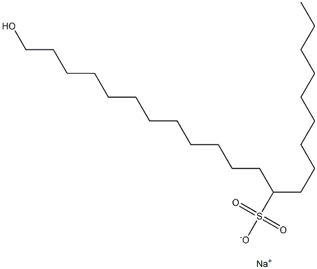 22-Hydroxydocosane-10-sulfonic acid sodium salt