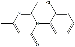  2-Methyl-3-(2-chlorophenyl)-6-methylpyrimidin-4(3H)-one