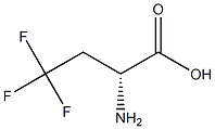 (R)-2-Amino-4,4,4-trifluorobutyric acid Structure