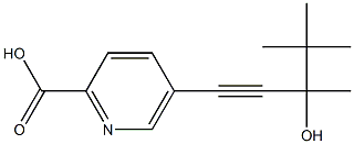 5-(3-Hydroxy-3,4,4-trimethyl-1-pentynyl)pyridine-2-carboxylic acid|