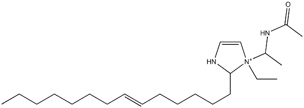 1-[1-(Acetylamino)ethyl]-1-ethyl-2-(6-tetradecenyl)-4-imidazoline-1-ium