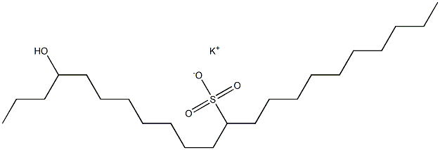 19-Hydroxydocosane-11-sulfonic acid potassium salt