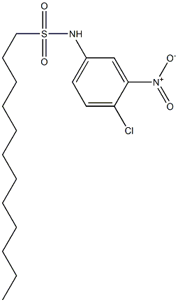 N-(4-Chloro-3-nitrophenyl)-1-dodecanesulfonamide Struktur