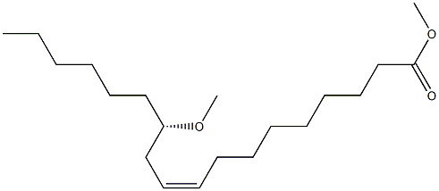 [Z,S,(-)]-12-Methoxy-9-octadecenoic acid methyl ester Structure