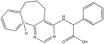 (R)-2-[[(6,7-Dihydro-5H-benzo[6,7]cyclohepta[1,2-d]pyrimidin)-4-yl]amino]-2-phenylacetic acid