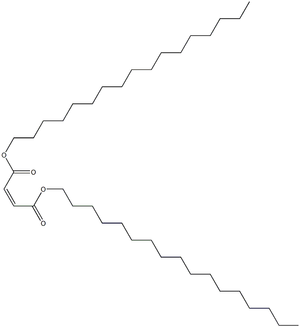 Maleic acid diheptadecyl ester Structure
