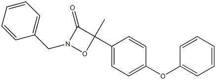  2-Benzyl-4-methyl-4-(4-phenoxyphenyl)-1,2-oxazetidin-3-one