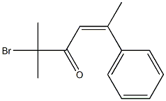 (Z)-5-Methyl-5-bromo-2-phenyl-2-hexen-4-one