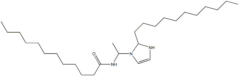 1-(1-Lauroylaminoethyl)-2-undecyl-4-imidazoline Struktur