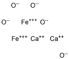 Calcium iron(III) oxide Structure
