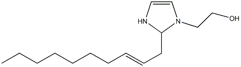2-(2-Decenyl)-4-imidazoline-1-ethanol Structure