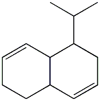 1,2,4a,5,6,8a-Hexahydro-1-isopropylnaphthalene Structure