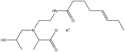 2-[N-(2-Hydroxypropyl)-N-[2-(5-octenoylamino)ethyl]amino]propionic acid potassium salt